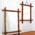Photo 7 - Miroirs en bois tourné et bambou