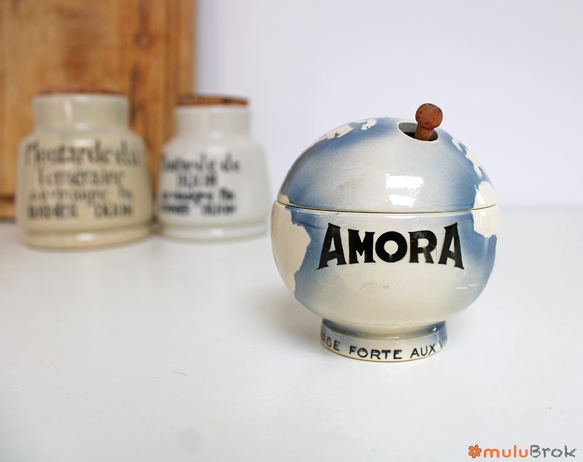 Pot moutarde Globe Amora