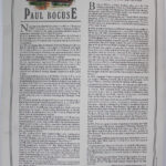 Photo 7 - Carte des menus Paul Bocuse