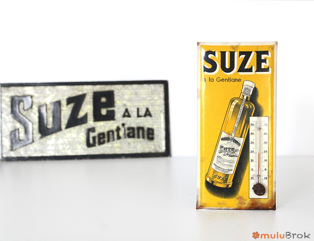 Plaque thermomètre Suze