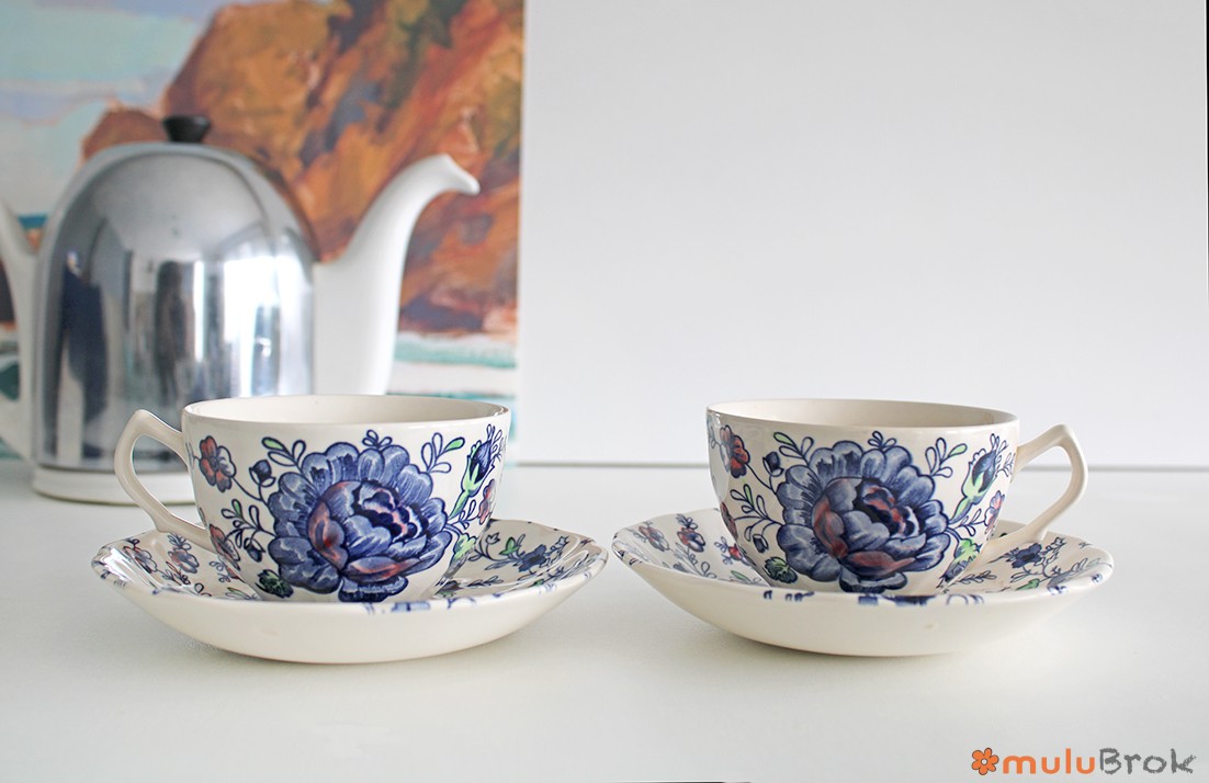 Duo de Tasses Johnson Brothers Roses