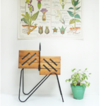 Travailleuse bois et métal