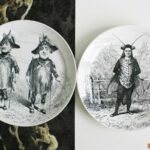 Assiette Creil et Montereau Opéra Bouffe