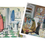 Affiche Chez le charcutier / La toilette