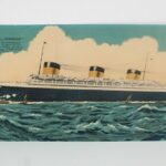 Chromo Paquebot Le Normandie