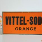Pancarte Vittel Soda orange