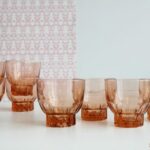 Verre rose apéritif