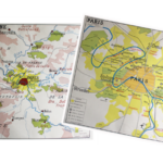 Affiche carte Paris Région Parisienne