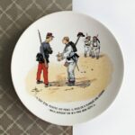 Assiette Mon Régiment U & C Sarreguemines