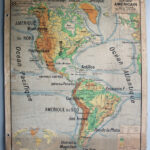 Photo 1 - Affiche carte Continent Américain