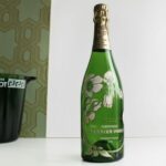 Bouteille factice champagne Perrier Jouët