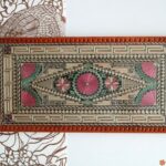 Plateau marqueterie de paille