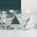 Verre gravé Losange