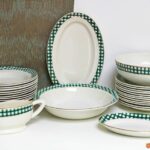 Vaisselle Sarreguemines Digoin Ecossais