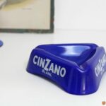 Cendrier Cinzano blanc