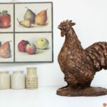 Le coq sculpture signée Boudin