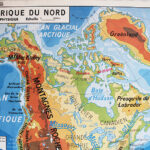 Photo 2 - Affiche carte Amérique du Nord / Asie