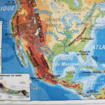 Photo 3 - Affiche carte Amérique du Nord / Asie