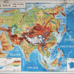 Photo 4 - Affiche carte Amérique du Nord / Asie