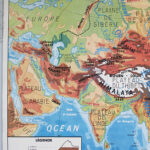 Photo 5 - Affiche carte Amérique du Nord / Asie