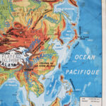 Photo 6 - Affiche carte Amérique du Nord / Asie