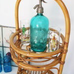 Photo 4 - Serviteur porte bouteilles rotin