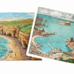 Affiche La côte à falaise / La côte à rochers