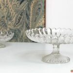 Compotier piédouche en verre