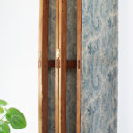 Photo 4 - Paravent bois et tissu cachemire