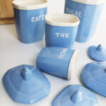 Photo 5 - Pots à condiments Digoin & Sarreguemines