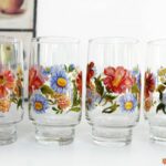 Verre Fleurs sauvages