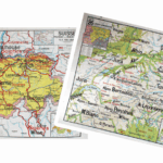 Affiche carte Suisse physique et politique