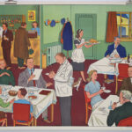 Photo 1 - Affiche Au restaurant / La circulation