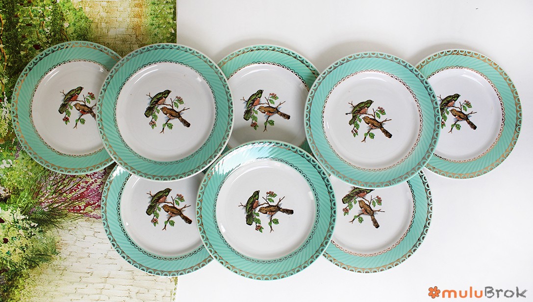 Assiette Badonviller Les oiseaux