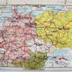 Photo 1 - Affiche carte Allemagne Pologne Autriche