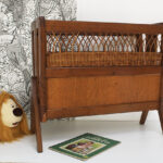 Photo 5 - Porte revues ou jouets bois et rotin