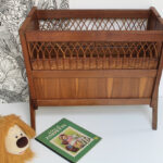 Photo 6 - Porte revues ou jouets bois et rotin