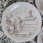 Photo 1 - Assiette Creil Montereau Sujets musicaux