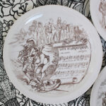 Photo 5 - Assiette Creil Montereau Sujets musicaux