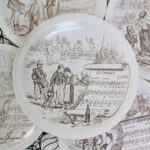 Photo 7 - Assiette Creil Montereau Sujets musicaux