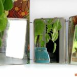 Miroir triptyque de barbier