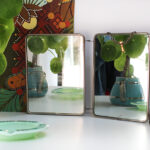 Photo 1 - Miroir triptyque de barbier