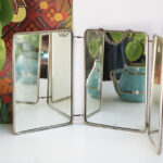 Photo 2 - Miroir triptyque de barbier