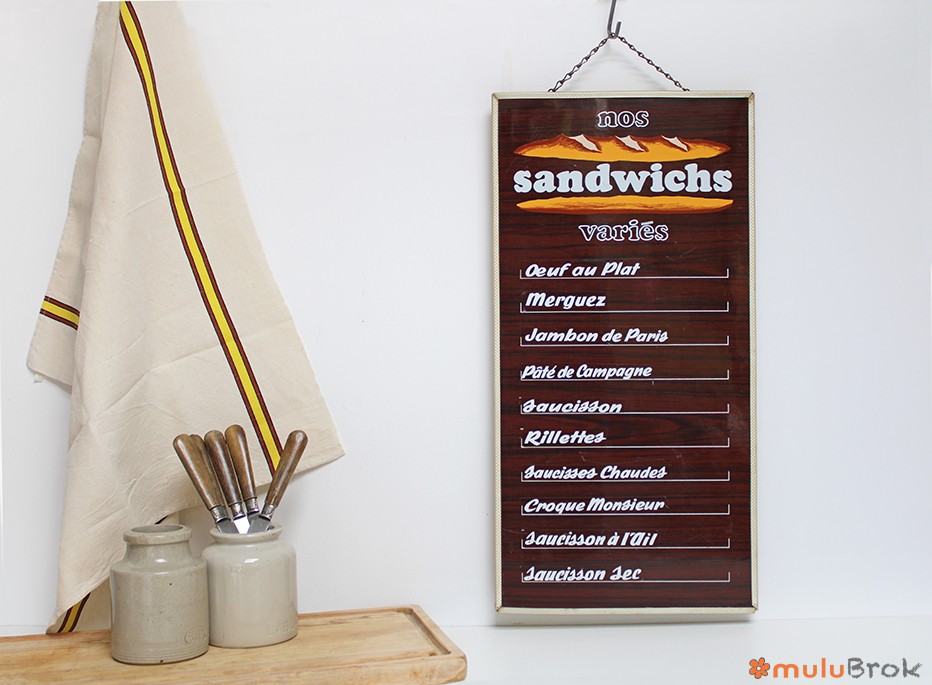 Panneau tarifaire sandwichs