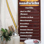 Photo 1 - Panneau tarifaire sandwichs