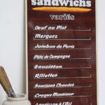 Photo 2 - Panneau tarifaire sandwichs