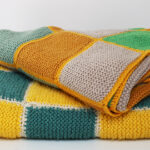 Photo 1 - Jeté de lit Plaid patchwork laine