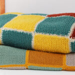 Photo 2 - Jeté de lit Plaid patchwork laine