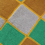 Photo 4 - Jeté de lit Plaid patchwork laine