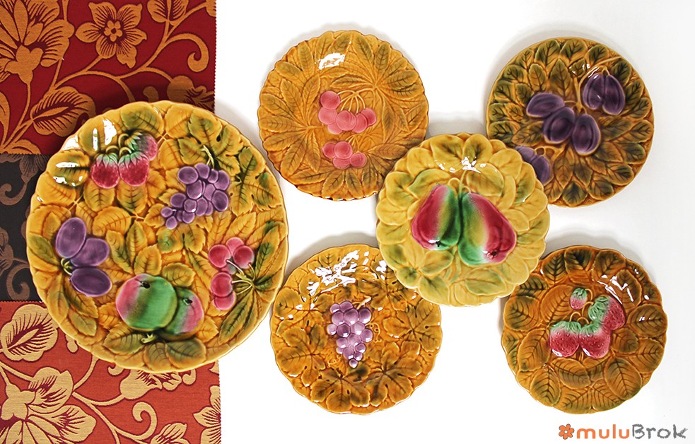 Vaisselle Sarreguemines Barbotine